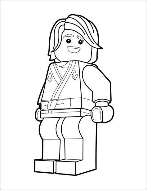 Ninjago Lloyd coloring page 